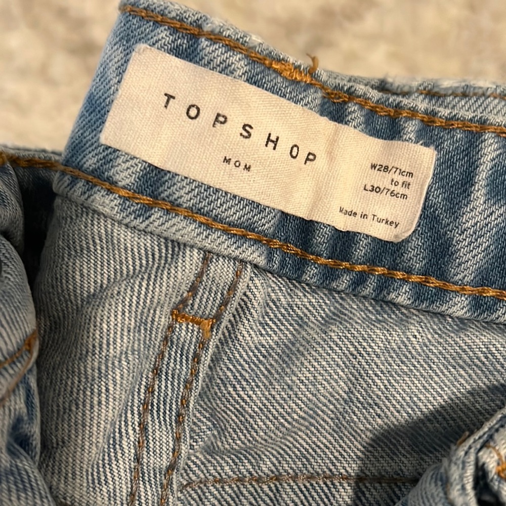 Topshop mom jeans